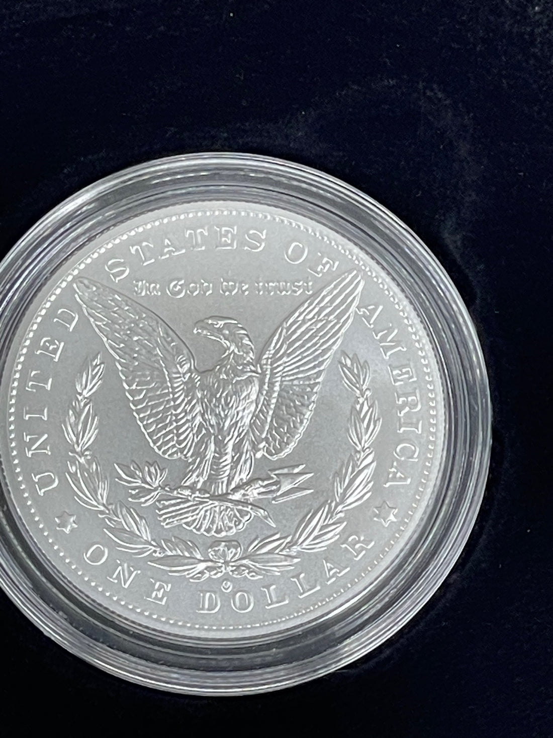 2021-O Morgan Silver Dollar New Orleans In OGP Coin