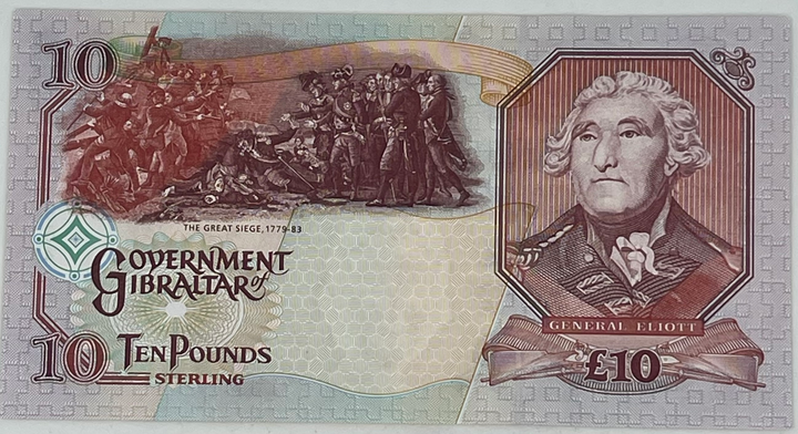 Gibraltar 2006 10 Pounds P-32a, UNC World Banknote - Cool Coins & Notes
