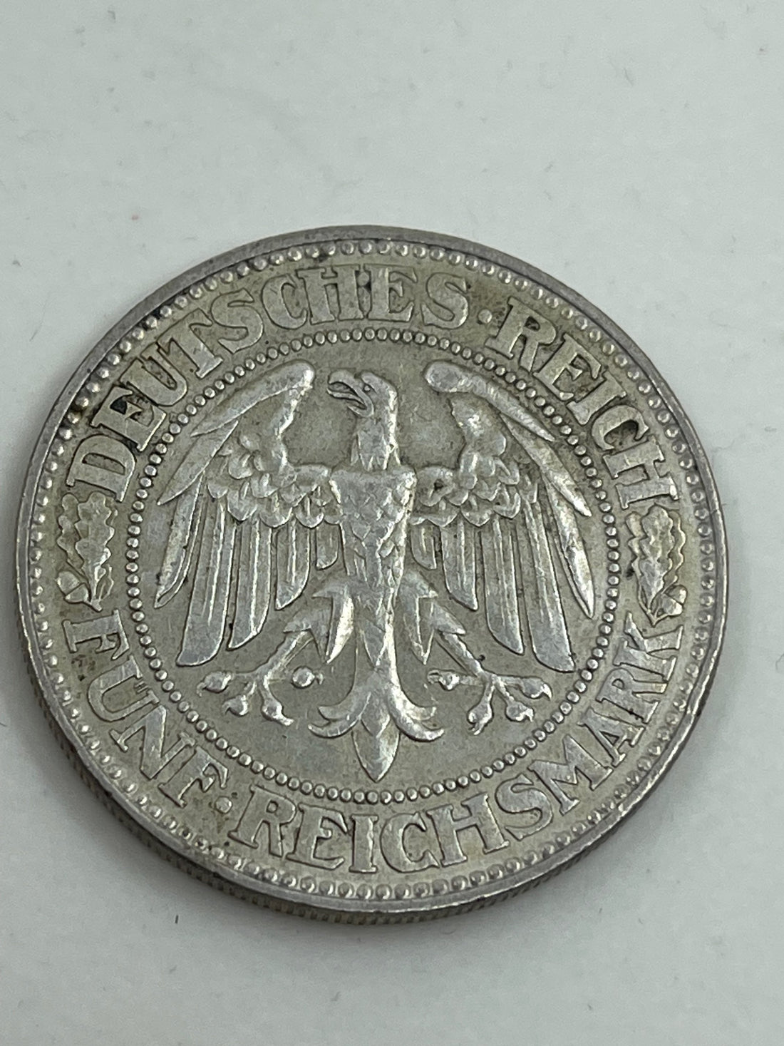 1928 A Germany 5 Marks Oak Tree