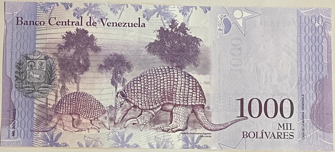 Venezuela 2017 1000 Bolivares P95 UNC World Banknote Currency