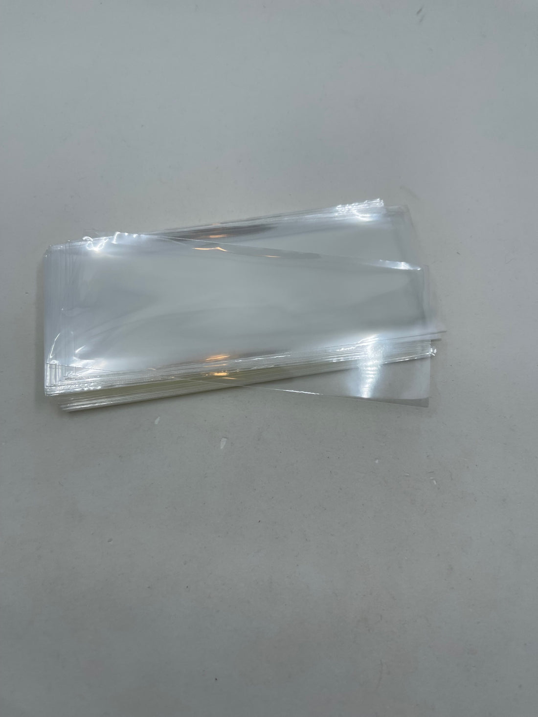 10 Peices Plastic Note Sleeve 5.5” x 2.5”