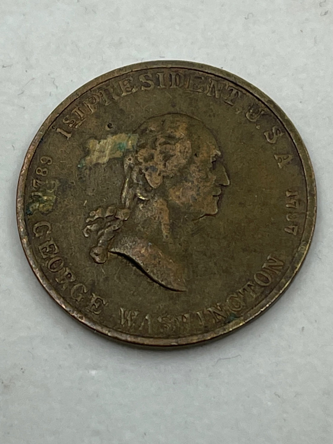 1789-1797 GEORGE WASHINGTON 1st PRESIDENT of U.S.A. Token - Cool Coins & Notes