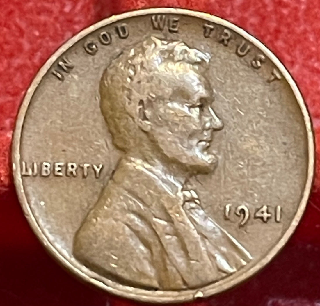 United States 1941 1 Cent KM-132 Circulated United States Coin — front
