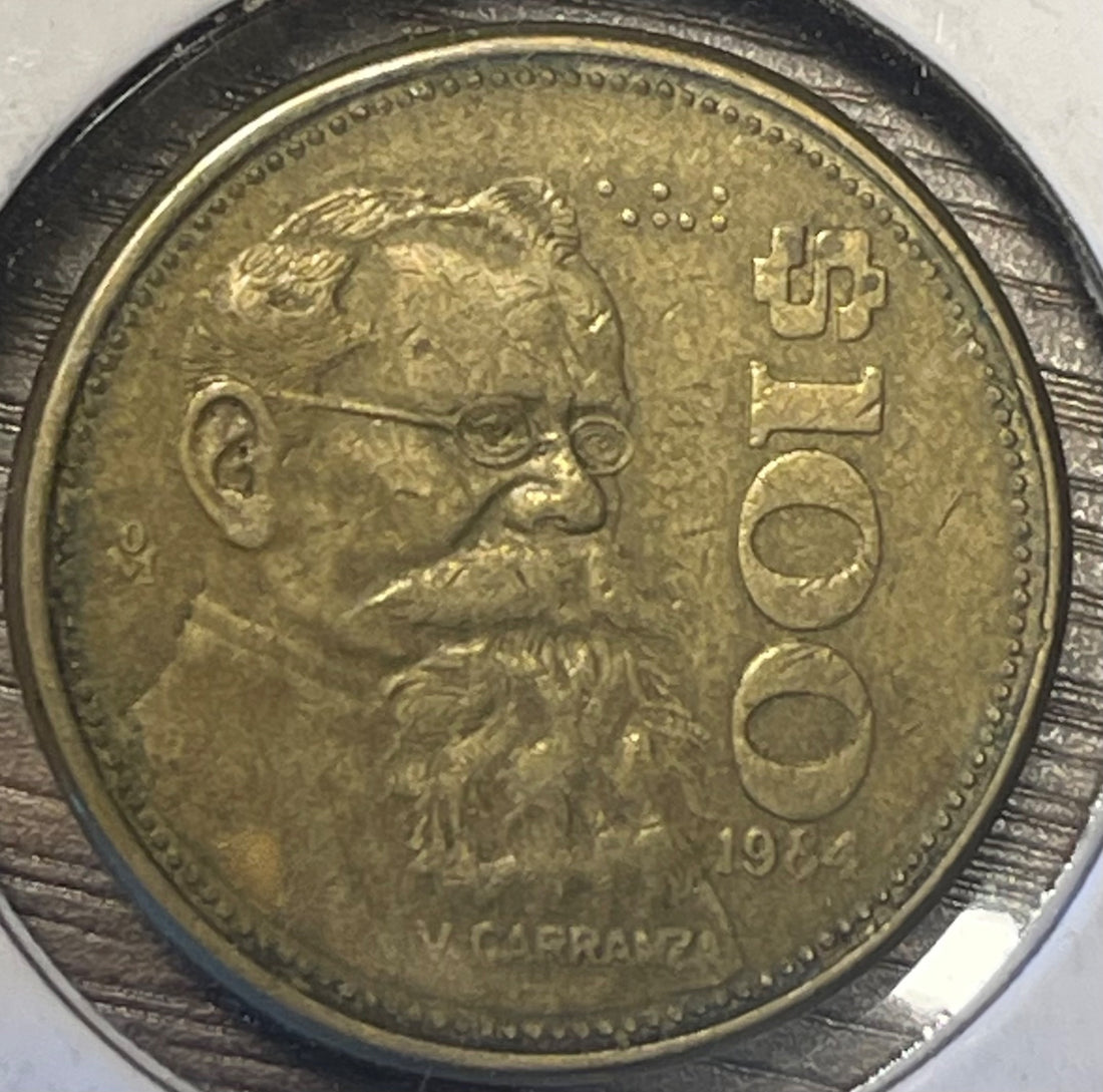 Mexico 1984 MO 100 Pesos KM-494 Circulated World Coin — front