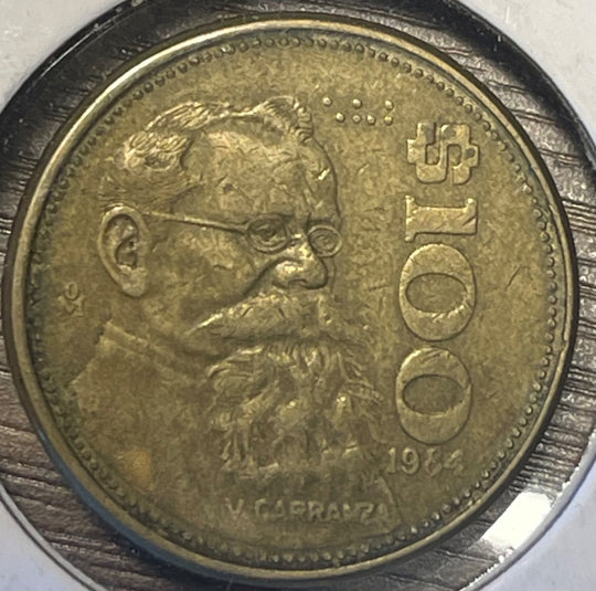 Mexico 1984 MO 100 Pesos KM-494 Circulated World Coin