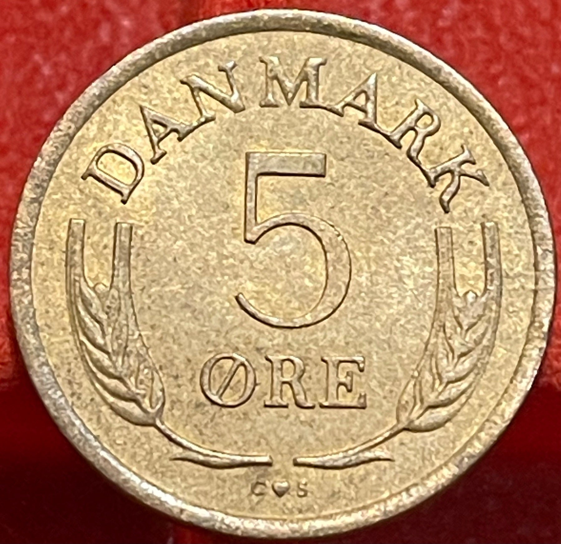 Denmark 1964 5 Øre KM-848.1 Circulated World Coin — front