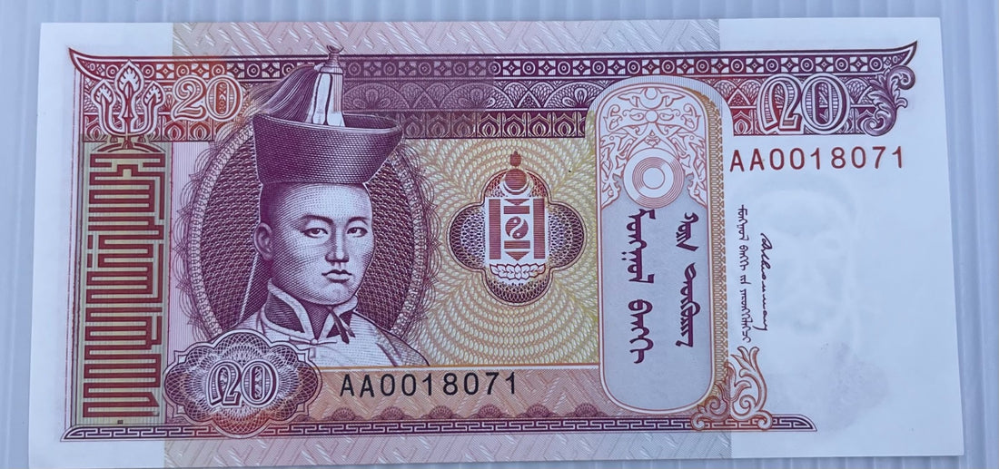 Mongolia 2009 20 Tögrög P-63 UNC World Banknote — front
