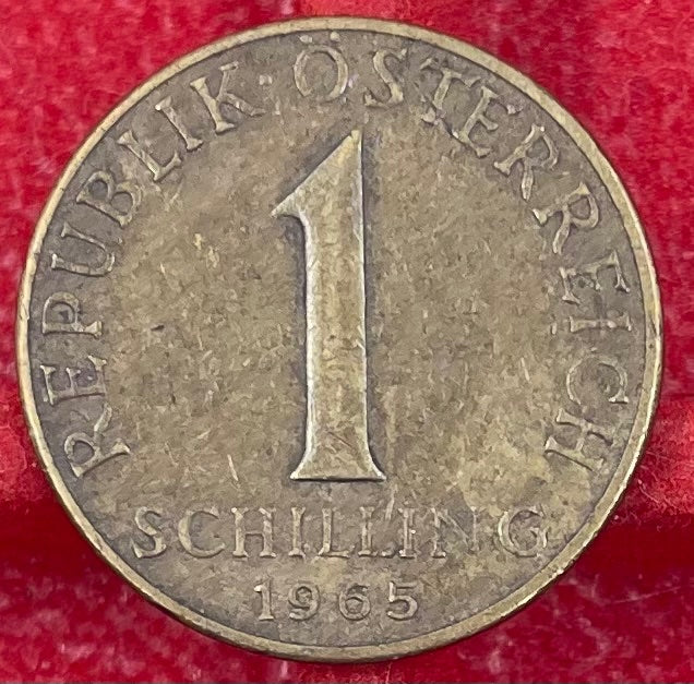 Austria 1965 1 Schilling KM-2886 Circulated World Coin — front