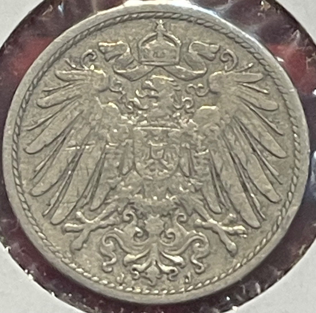 Germany 1905 10 Pfennig KM-14 Circulated World Coin — front