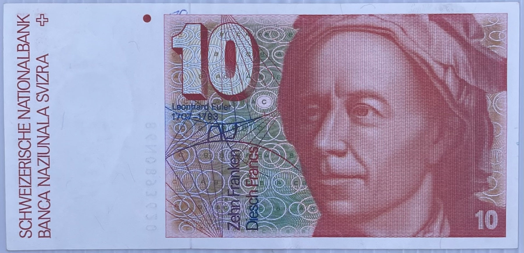 Switzerland 1979 10 Francs Uncirculated World Banknote Note Shown — front