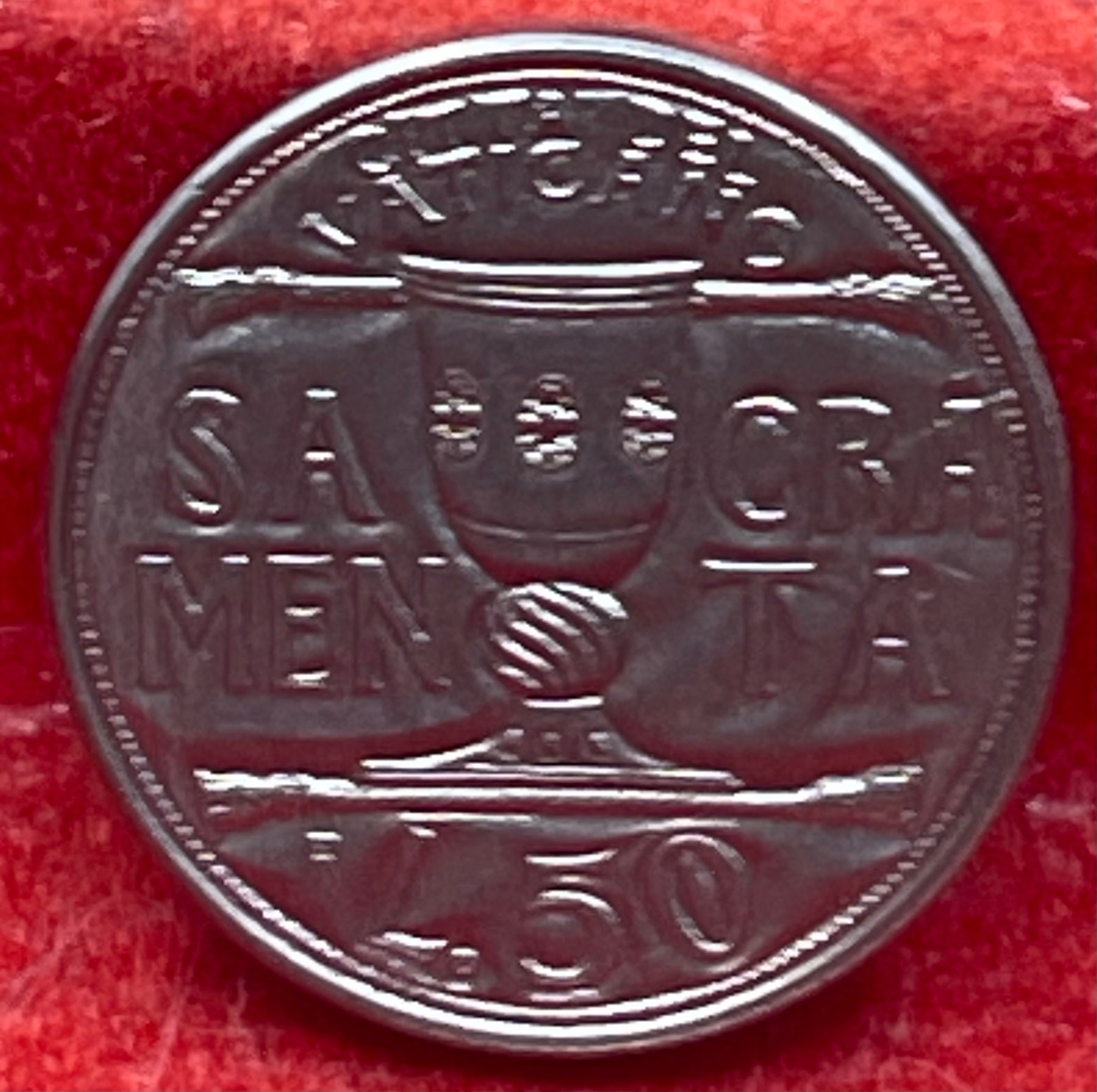 Vatican City 1993 50 Lire KM-246 UNC World Coin — front