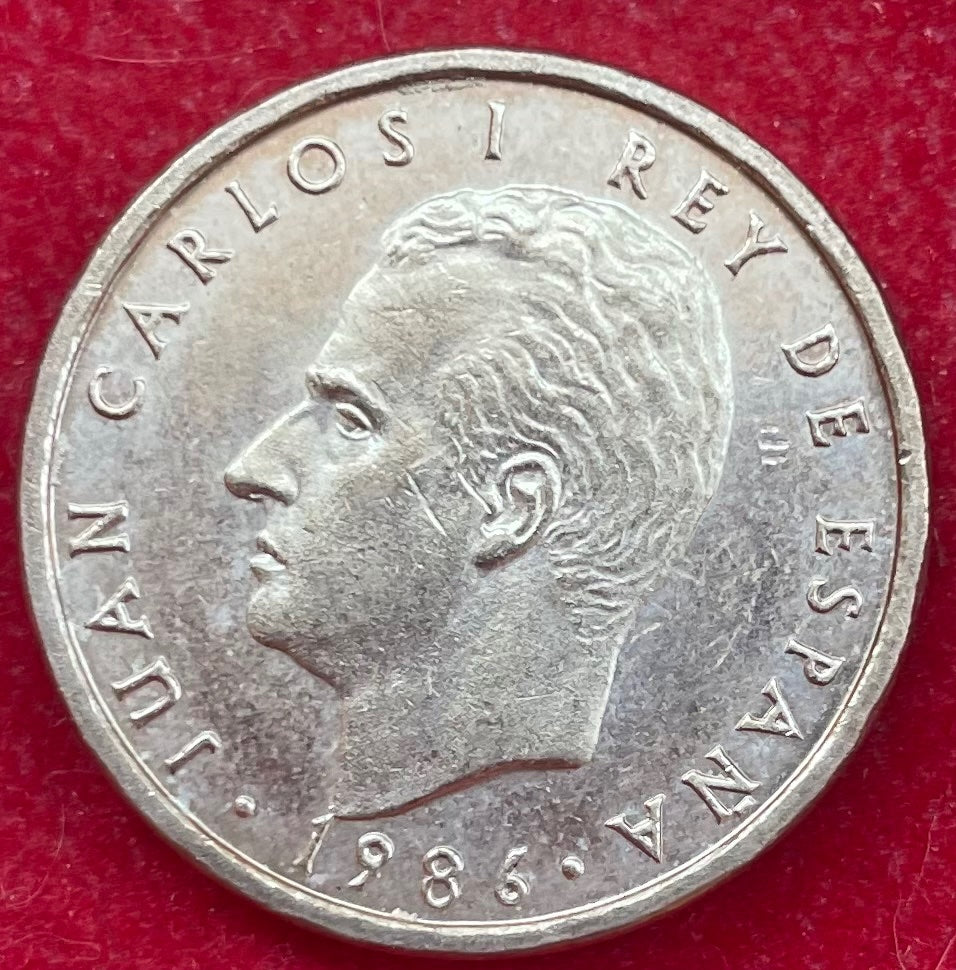 Spain 1986 100 Pesetas Peseta (ESP) Circulated World Coin Item Shown — front