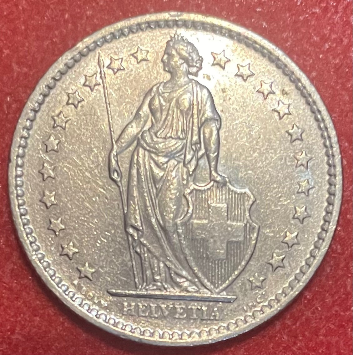 Switzerland 1980 2 Francs Swiss franc (CHF) KM-24 Circulated World Coin Item Shown — front