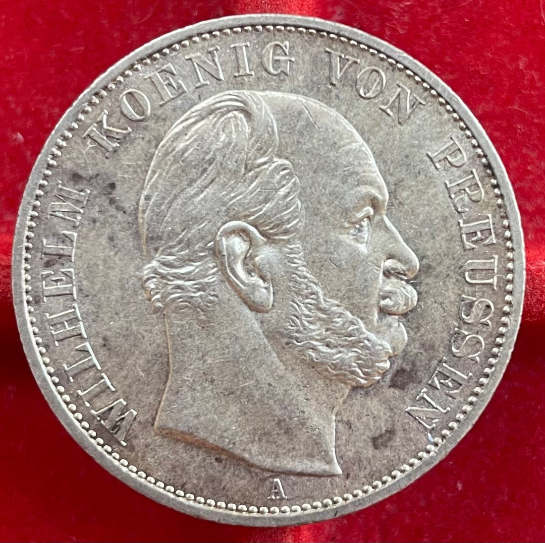Prussia (German States) 1871 1 Thaler KM-505 Circulated World Coin Item Shown — front