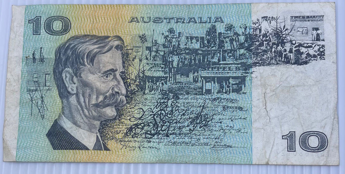 Australia 1983 10 Dollars P-45 Circulated World Banknote — front