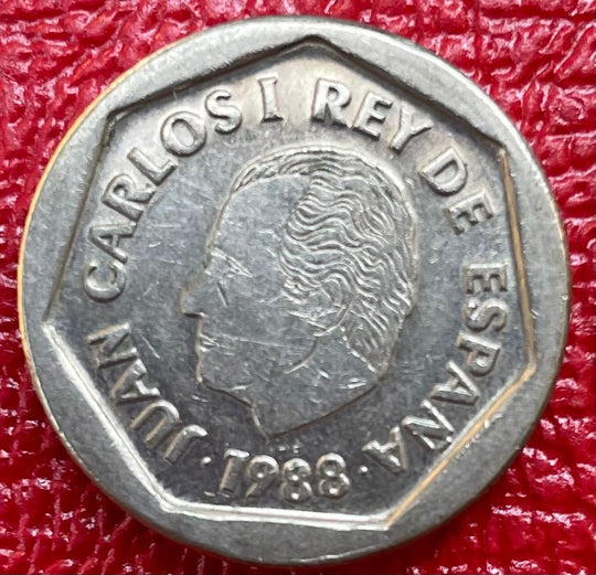 Spain 1988 200 pesetas Circulated World Coin Item Shown