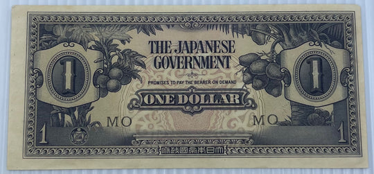 Malaya 1942 1 Dollar P-M5B UNC World Banknote