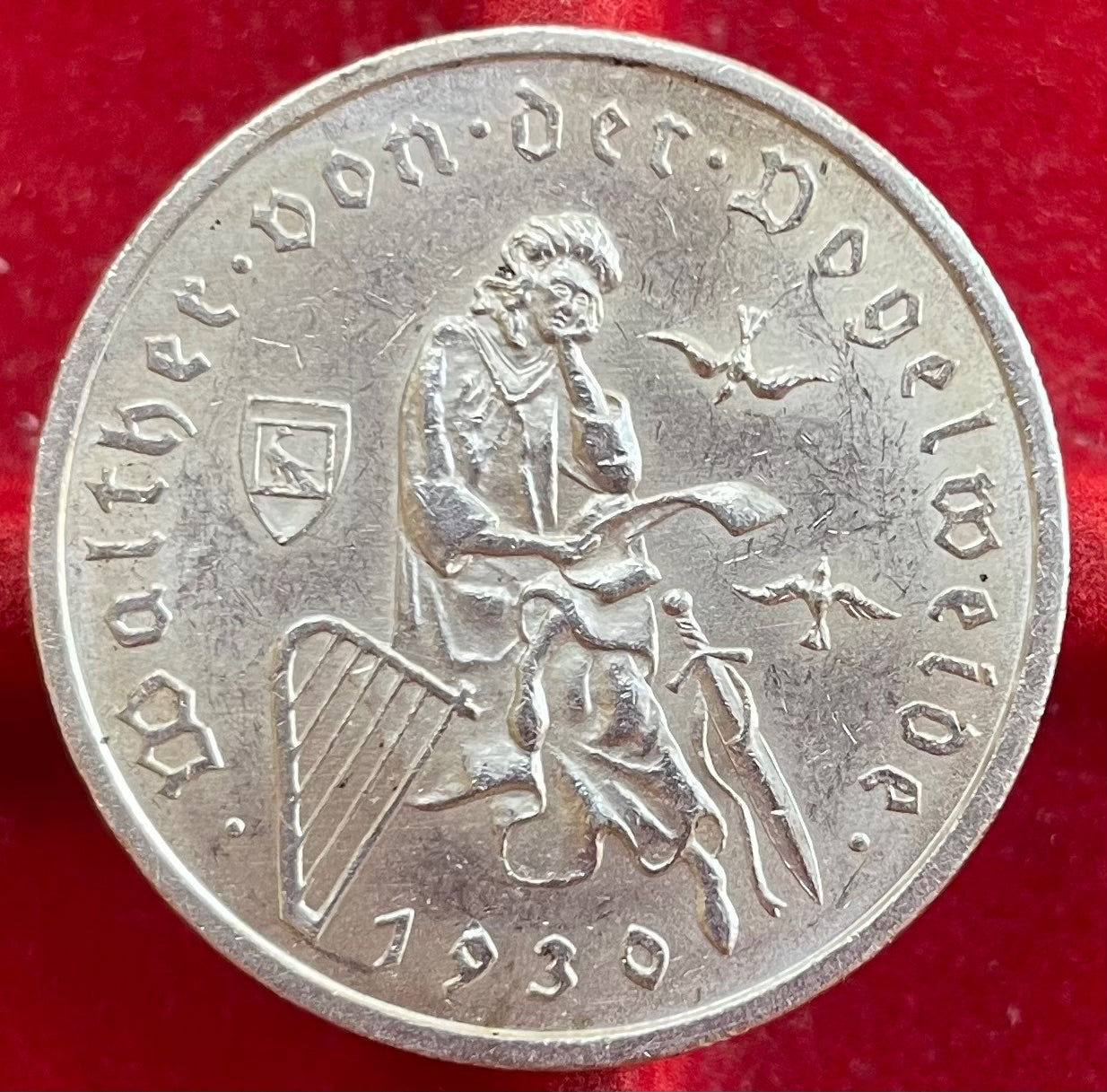 Germany 1930 3 Reichsmark KM-70 Circulated World Coin Item Shown — front