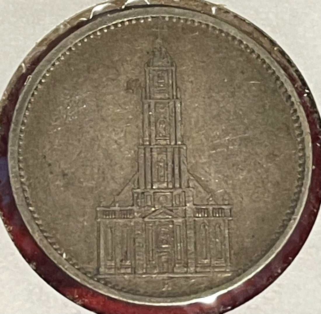 Germany 1934 5 Reichsmark Circulated World Coin P-KM-86 Circulated World Coin Item Shown — front