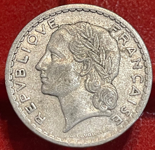 France 1947 5 Francs Circulated World Coin