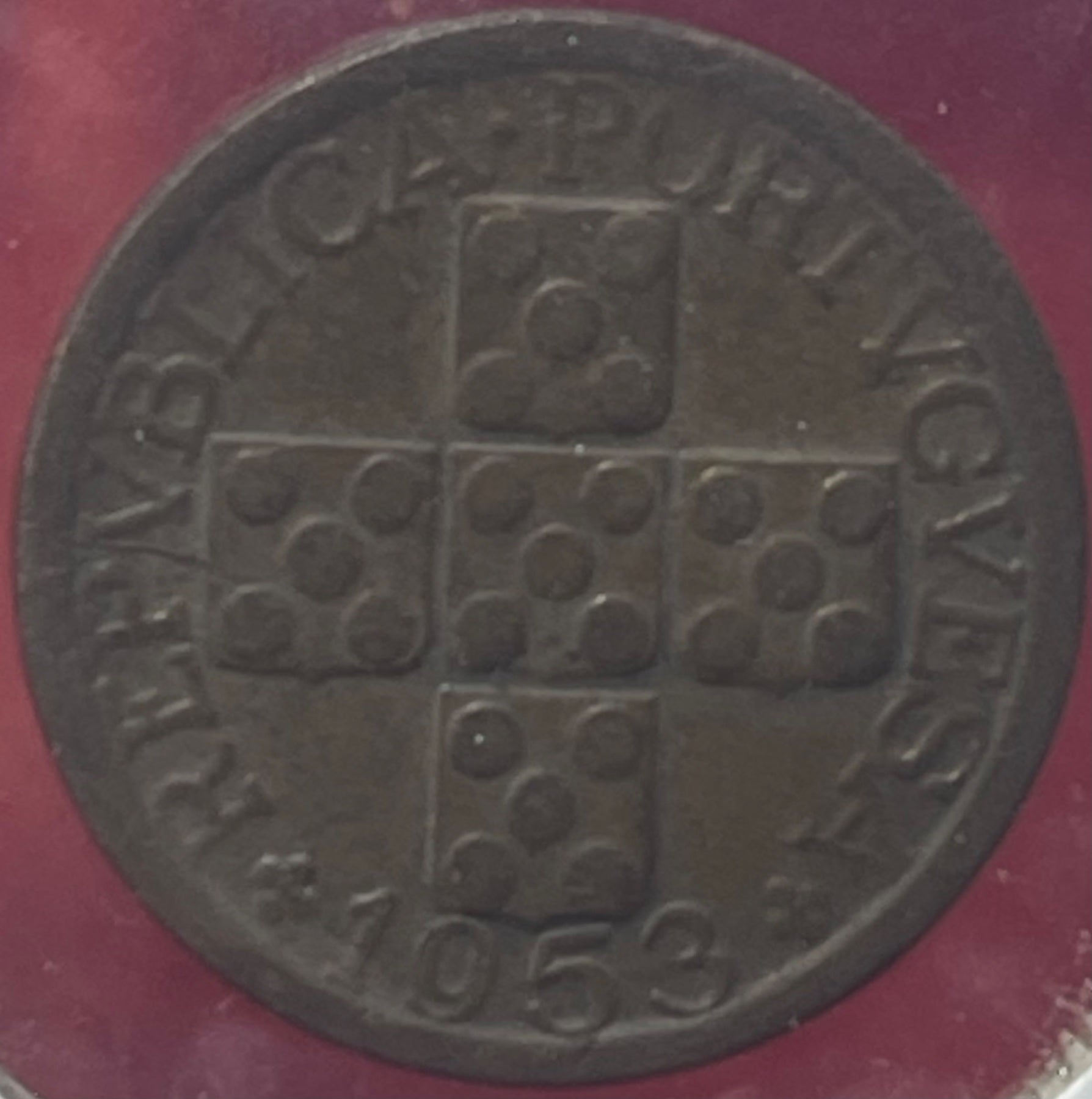 Portugal 1953 10 Centavos Escudo (Centavos) KM-581 Circulated World Coin Item Shown — front