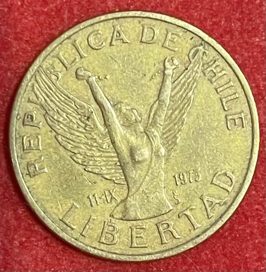 Chile 1981 10 Pesos Peso (CLP) KM-213 Circulated World Coin Item Shown