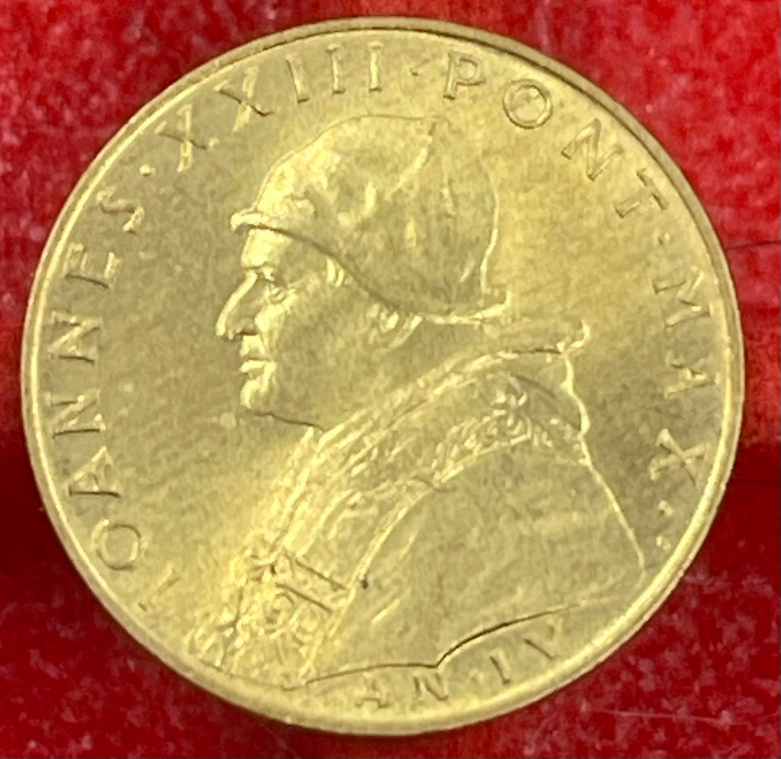 Vatican City 1962 20 Lire KM-71 AUNC World Coin Item Shown — front