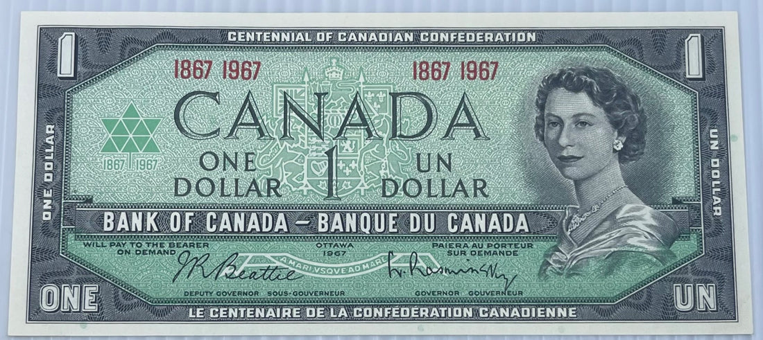 Canada 1964 1 Dollar P-84A UNC World Banknote — front