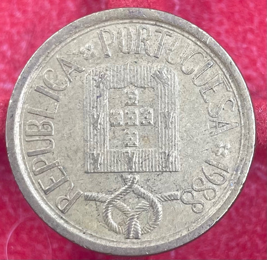 Portugal 1988 10 Escudos KM-633 Circulated World Coin
