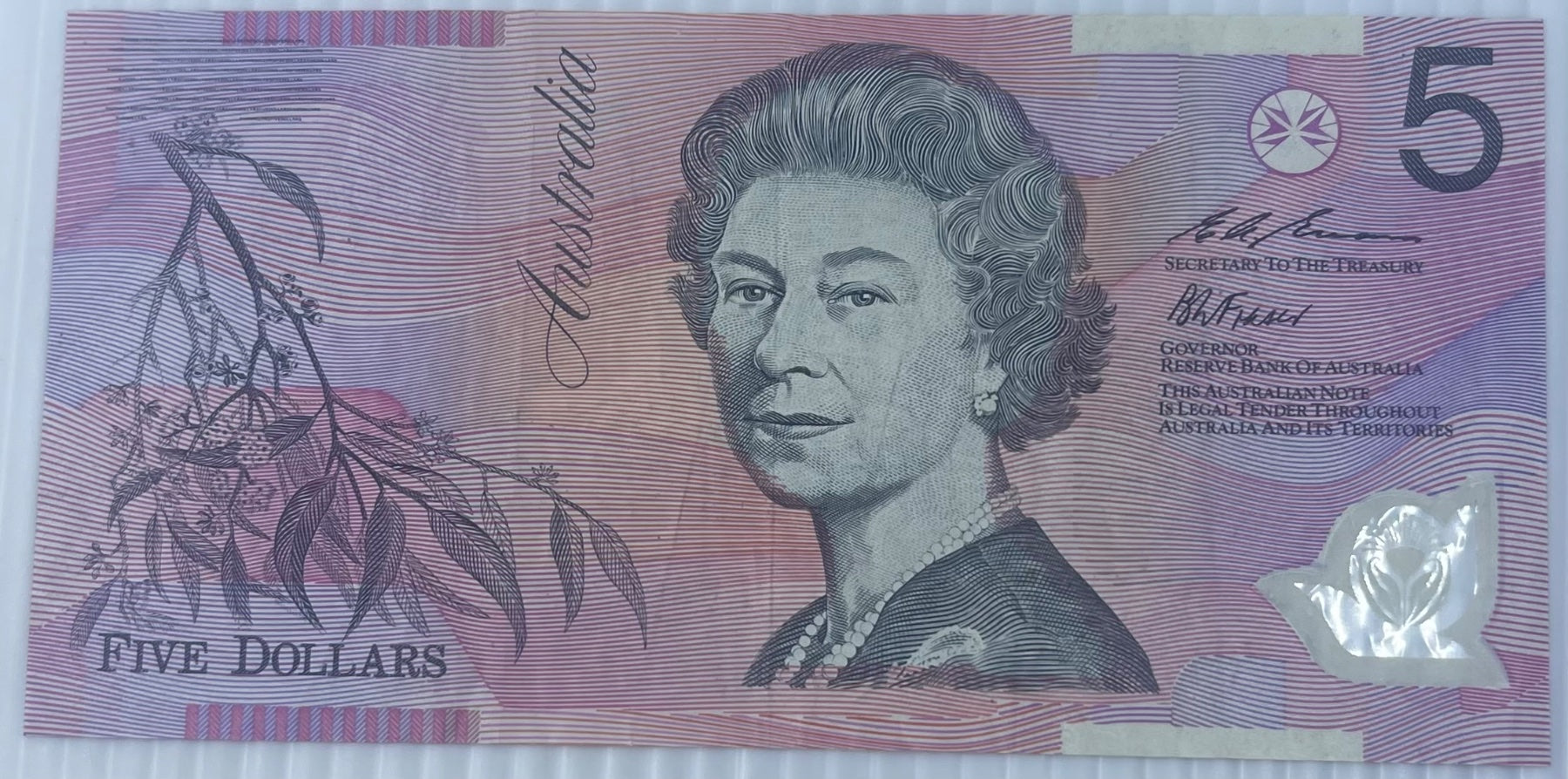 Australia 1996 5 Dollars P-51 Circulated World Banknote — front