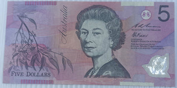 Australia 1996 5 Dollars P-51 Circulated World Banknote — front
