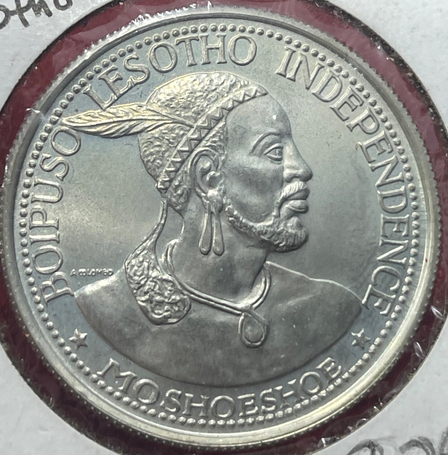 Lesotho 1966 50 Licente  KM-2 Uncirculated World Coin Item Shown — front