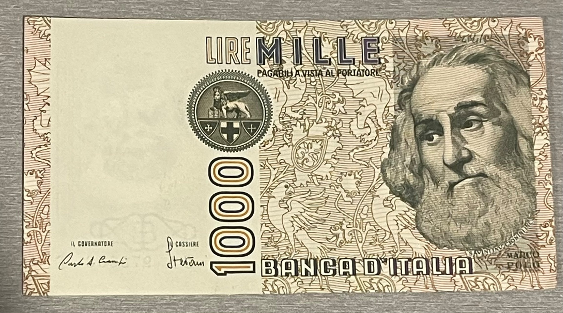 Italy 1982 1000 Lire P-109 Circulated World Banknote — front
