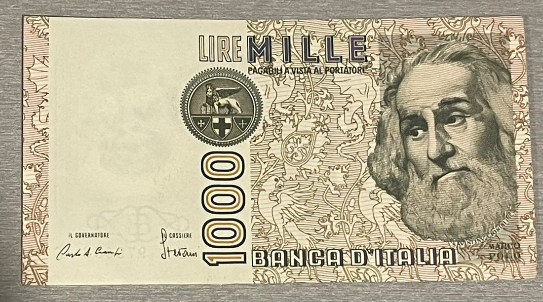 Italy 1982 1000 Lire P-109 Circulated World Banknote — front