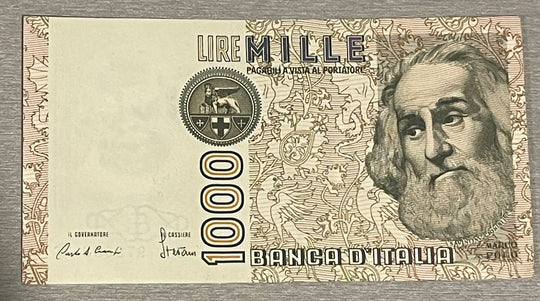 Italy 1982 1000 Lire P-109 Circulated World Banknote