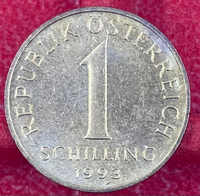 Austria 1993 1 Schilling KM-2886 Circulated World Coin — front