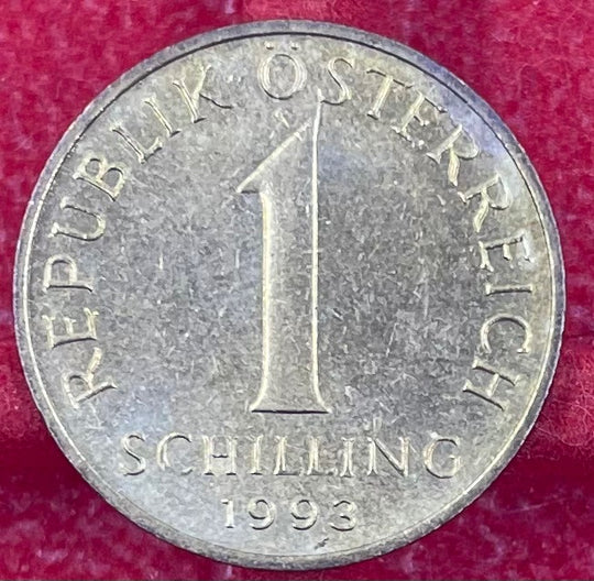 Austria 1993 1 Schilling KM-2886 Circulated World Coin