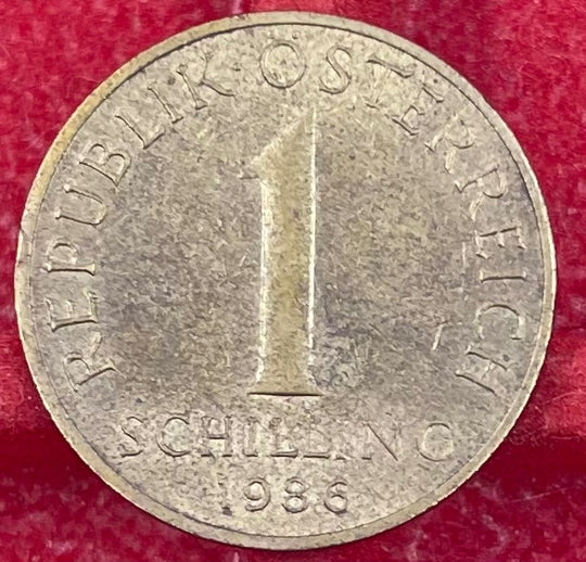 Austria 1986 1 Schilling KM-2886 Circulated World Coin