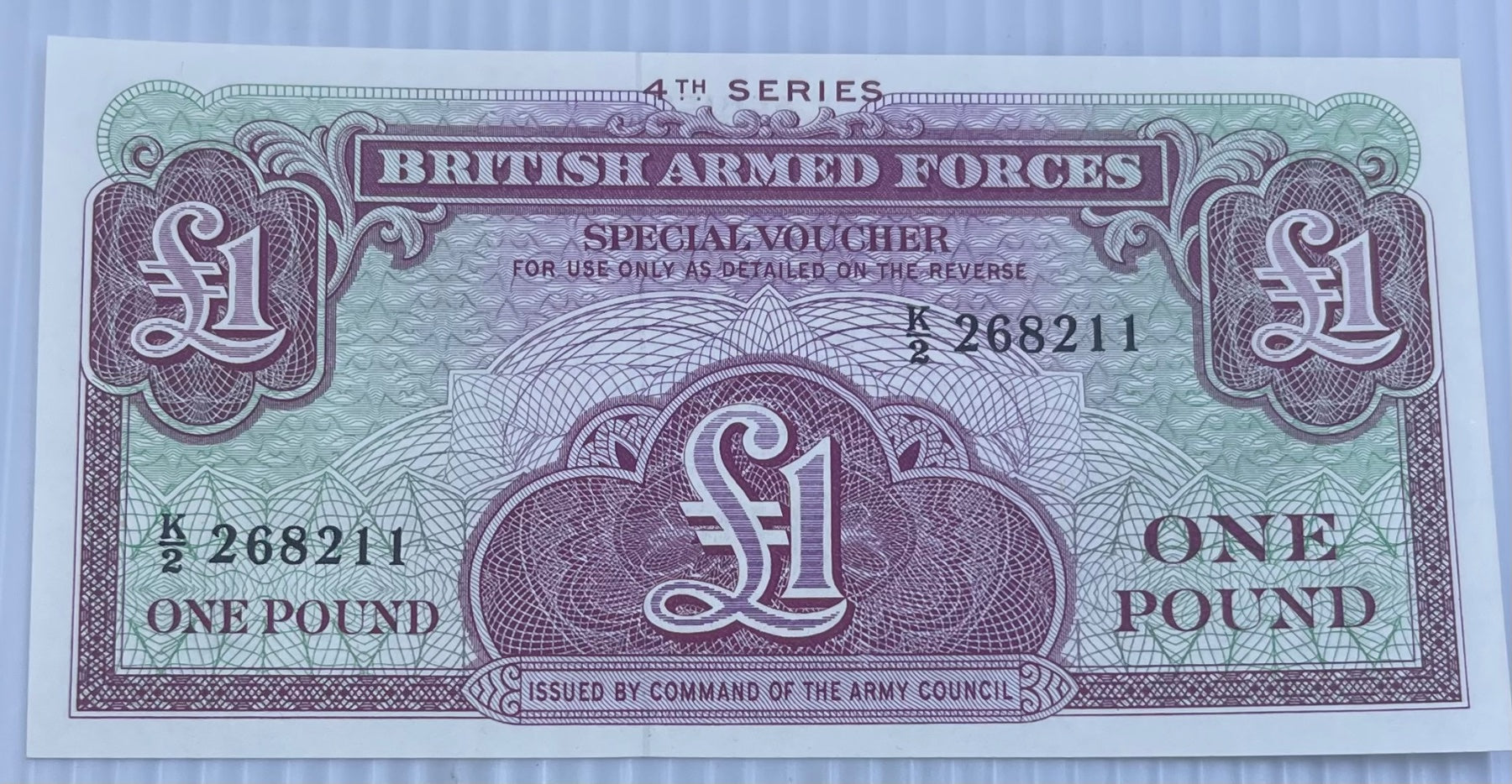England 1962 £1 Pound P-M36 UNC World Banknote From Lot — front