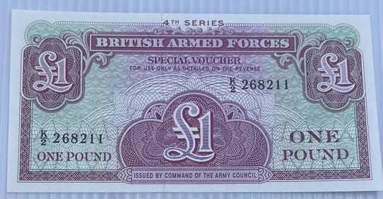 England 1962 £1 Pound P-M36 UNC World Banknote From Lot