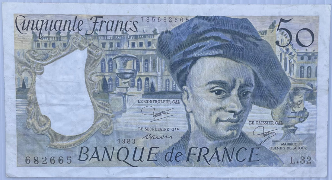 France 1983 50 Francs P-152 Circulated World Banknote Note Shown — front