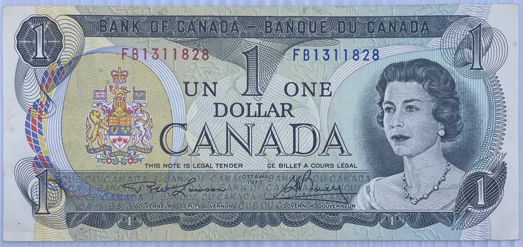Canada 1973 1 Dollar Uncirculated World Banknote Note Shown — front