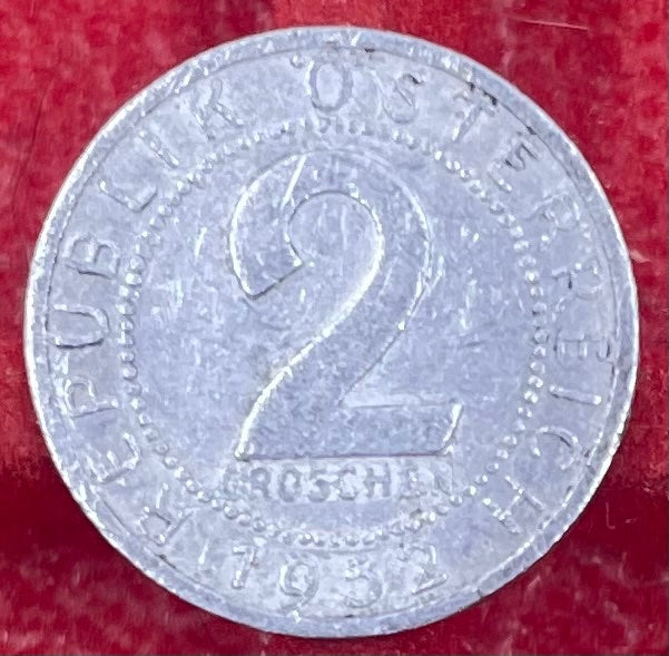 Austria 1952 2 Groschen KM-2876 Circulated World Coin — front