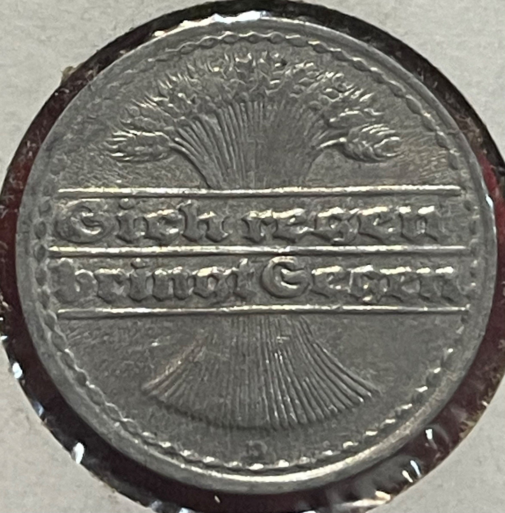 Germany 1921 D 50 Pfennig KM-27 Circulated World Coin — back