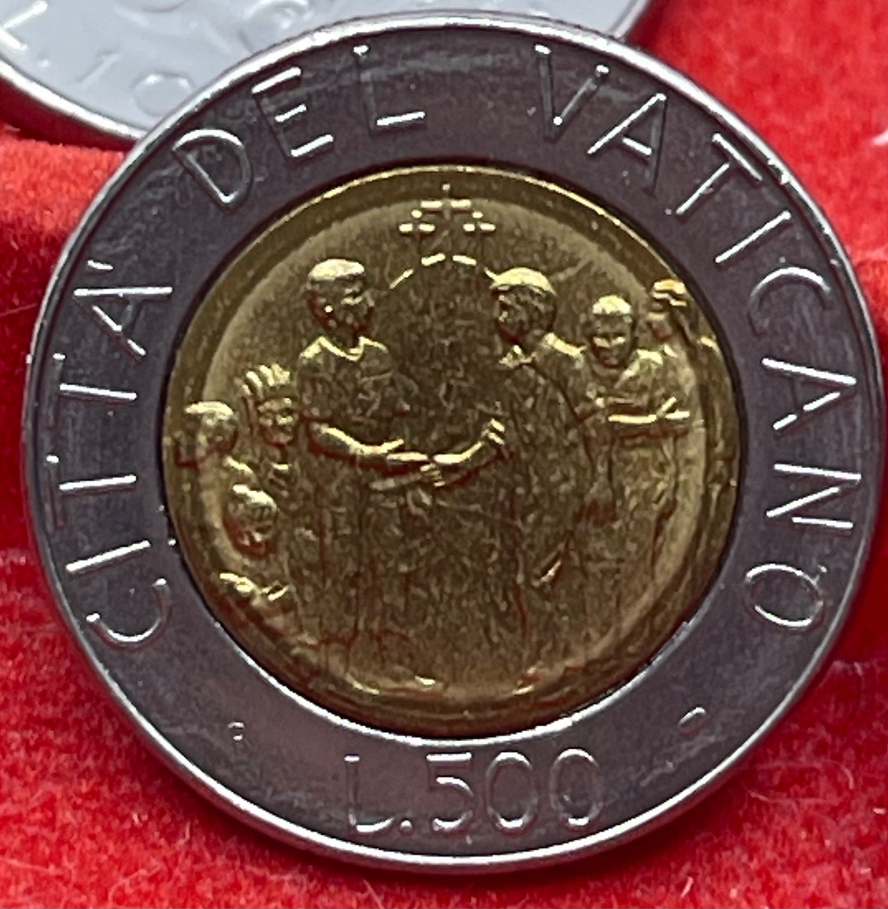Vatican City 1994 500 Lire KM-257 UNC World Coin — back