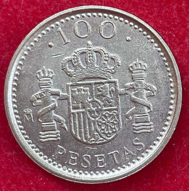 Spain 1998 100 Pesetas Peseta (ESP) KM-880 Circulated World Coin Item Shown — back