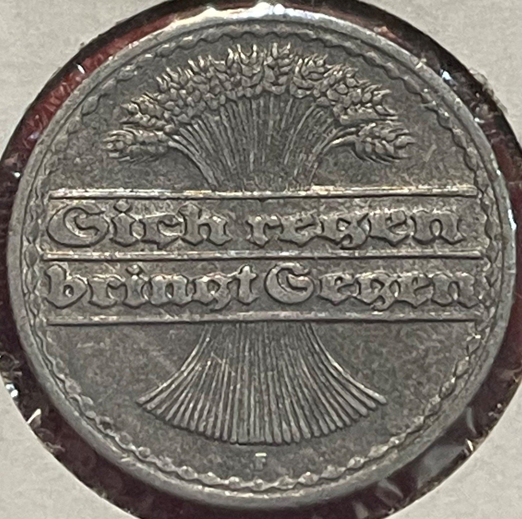 Germany 1922 F 50 Pfennig KM-27 Circulated World Coin — back