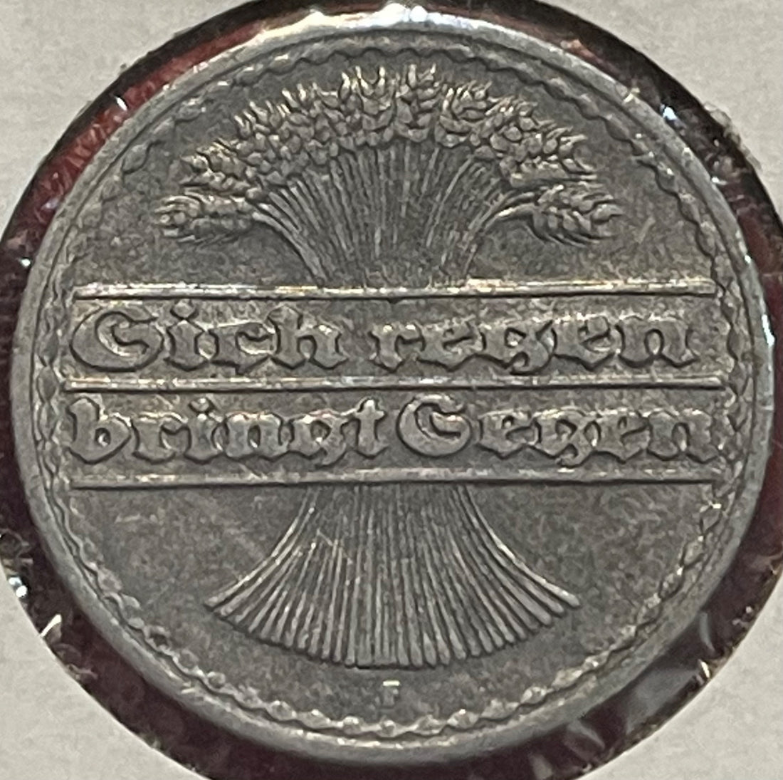 Germany 1922 F 50 Pfennig KM-27 Circulated World Coin — back
