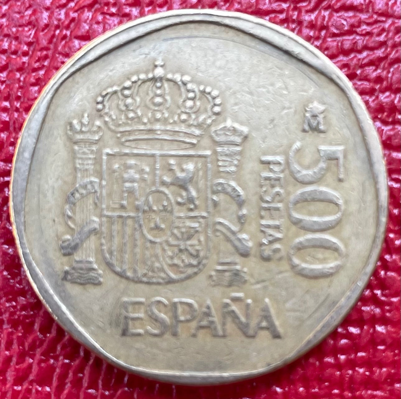 Spain 1989 500 Pesetas Circulated World Coin Item Shown — back