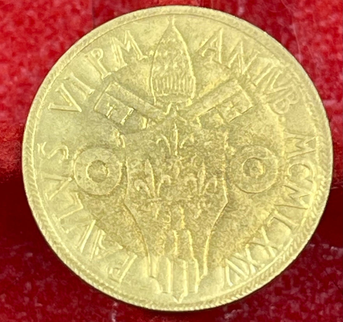 Vatican City 1975 20 Lire KM-128 UNC World Coin — back